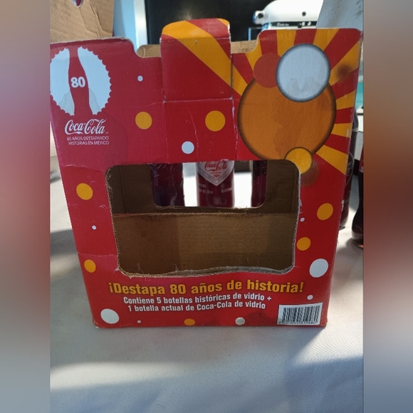 Rare Limited Edition Vintage Mexico Coke Coca Cola Glass Reproduce 6 pack Bottle - Picture 2 of 7